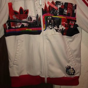 Vintage Adidas Bill McMullen R6 AdicolorRed Jacket